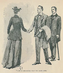 私はあなたが来たことをとても喜んでいます、1892