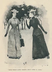 セントサイモン卿について話していた女性（1892年）