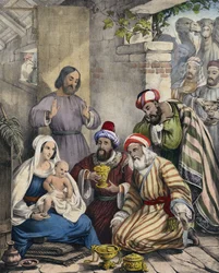 賢者の崇拝と供物