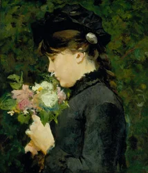 エレオノーラ・トマージの肖像 1884-85年頃 油彩・カンヴァス