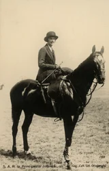 サヴォワ公妃ヨランダ（1901～1986）、ベルゴロ伯爵夫人、馬