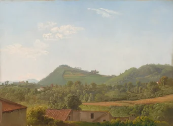 ナポリ近くの眺め、c。 1806年。