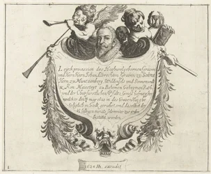 1623年、ゾルムス伯ヨハン・アルブレヒトの葬列を描いた表紙画