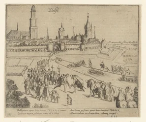 1584年、デルフトでトルクセスが歓迎される