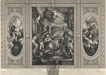O teto da Banqueting House em Whitehall: A União das Coroas da Inglaterra e Escócia