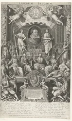 宗教と自由の守護者としてのフレデリック・ヘンドリック、1628年 Liberum ベルギー (オブジェクトのタイトル)