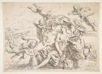 エウロパのレイプ1636年。