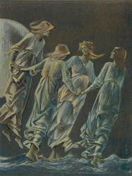 月のニンフ」1896年