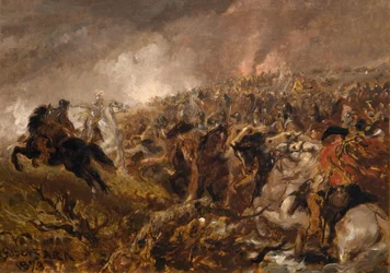 突撃の準備、1873年。
