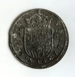 スペインとポルトガル（1578-1621）のiフィリップ3世の治世から4レアルのシルバークラウンコイン（シルバー）