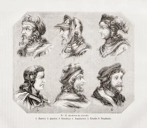 6人のスペイン人王。