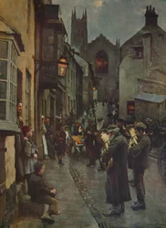 クリスマスイブ、c1915