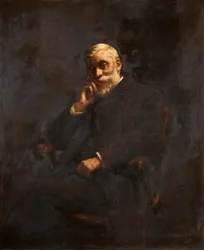 市会議員 G J ジョンソン 1826-1912、1895 の肖像。