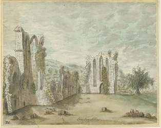 クロックスデン修道院：水彩画、nd [1762-1802]（絵画）