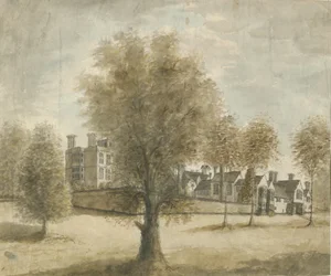 ドレイトンバセット-「ドレイトンマナー」：水彩画、nd [1789-1793]