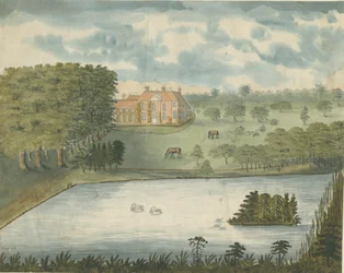 フリーフォードホール：水彩画、nd [1762-1802]
