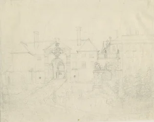 パトシュルハウス：鉛筆画、ND [？1762-1802]