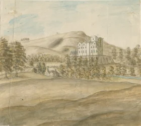 ストートン城：水彩画、nd [1762-1798]