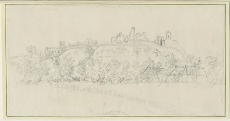 タットベリー城：鉛筆画、nd [1762-1802]