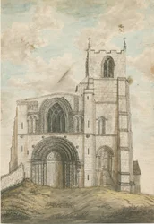 タットベリー修道院教会：水彩画、nd [1762-1802]