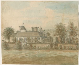 ウェンズベリー-オールドハウス：水彩画、nd [1762-1798]