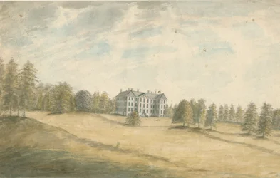 ロッテスリーホール：水彩画、ND [1762-1802]