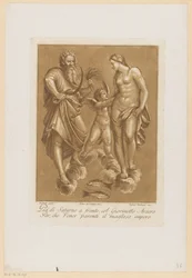 サトゥルヌス、恋するヴィーナス Plafondschilderingen van de Loggia di Galatea in de Villa Farnesina te Rome (シリーズタイトル)