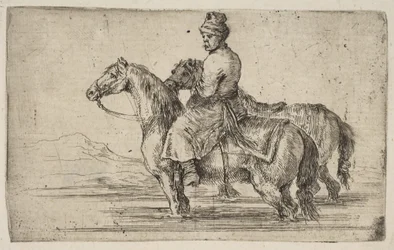 ポーランドの新郎の入浴馬、およそ。 1662。