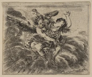 Game of Mythology Jeu de la Mythologie、1644のBoreas and Oreithyia。