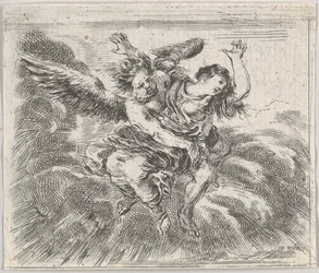 ボレアスとオリシア、ゲームオブミソロジーJeu de la Mythologie、1644年。