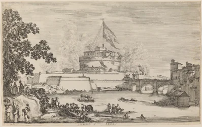 サンタンジェロ城、ローマ、c。 1634年。