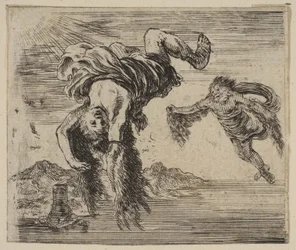 ダイダロスとイカルス、ゲームオブミソロジーJeu de la Mythologie、1644年。