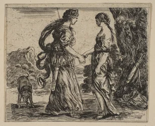 ジュピターとカリスト、ゲームオブミソロジーJeu de la Mythologie、1644年。