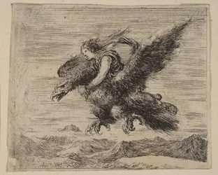 ジュピターとガニメデ、ゲームオブミソロジーJeu de la Mythologie、1644年。