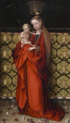 シュテファン・ロッホナー／「天使に戴冠された聖母」1450年頃
