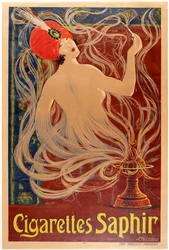 サファイアのタバコ、1910年。