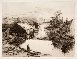 ミスペックのミルズ、ニュージャージー州、1884 年。