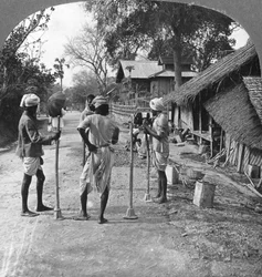 道路補修、バーモ、ビルマ、1908