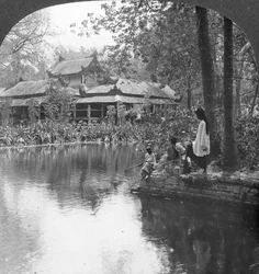 ビル、マンダレー、フォートのサウスガーデンパレス、1908年