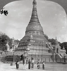 アインドウヤクパゴダ、マンダレー、ビルマ、1908年。