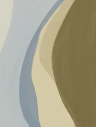 アースカラーの抽象的な曲線