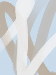 なめらかに流れるようなライン
