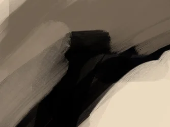 モダンなアースカラーの抽象画