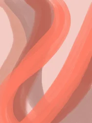 温かみのある抽象的な流れ