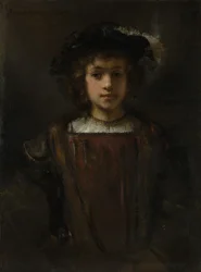 レンブラントの息子ティトゥス 1641-1668。