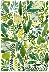植物の葉のメドレー
