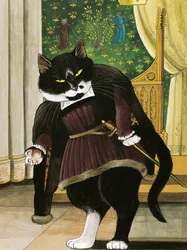 イラストは『Shakespeare Cats』より：ポスターブック（2016年出版）