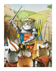 イラストは『Shakespeare Cats』より：ポスターブック（2016年出版）