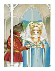 イラストは『Shakespeare Cats』より：ポスターブック（2016年出版）