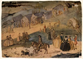 「田舎の風景」、c1750、1934 年。